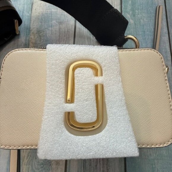 NWT Marc Jacobs "The Snapshot" crossbody bag in calf leather NEW CLOUD MULTI - Picture 13 of 16